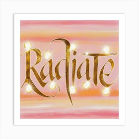 Radiate Art Print