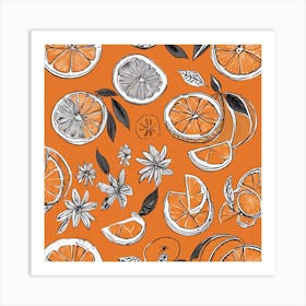 Oranges Art Print