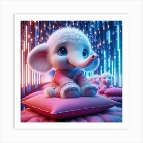 Little Elephant Art Print