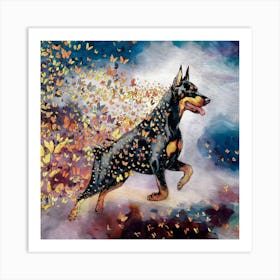 Doberman Art Print