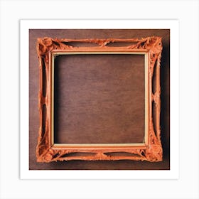 Orange Picture Frame 1 Art Print