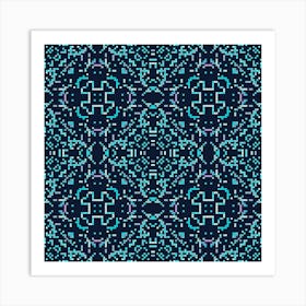 variety of multicolored squares Art Print