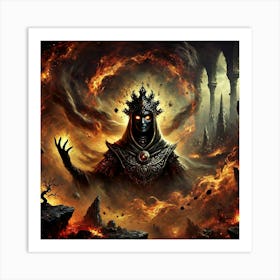 Queen Sorath Soulfire Manipulation Art Print