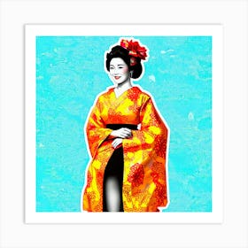 Geisha 9 Art Print