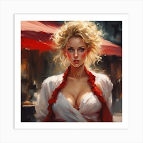 Sexy Woman Art Print