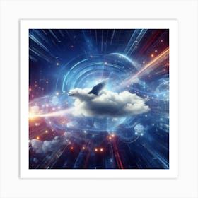 Cloud And Space Art Print