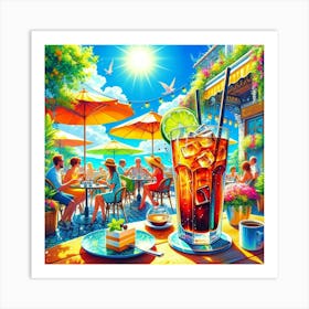 Iced Coffee 6 Art Print