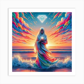 Diamonds In The Sand Art Print