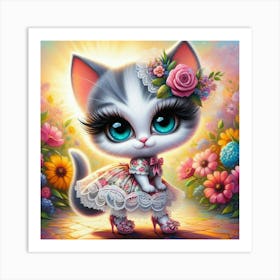 Kitty Cat 8 Art Print