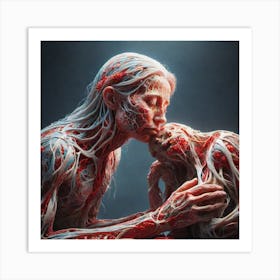 'The Kiss' Art Print