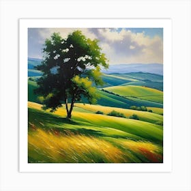 Lone Tree 18 Art Print