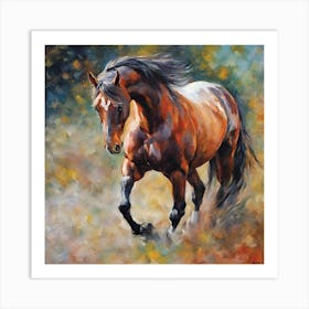 Horse Galloping 16 Art Print