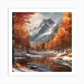 Autumn Forest 8 Art Print