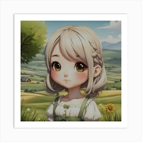 Countryside Cutie Art Print