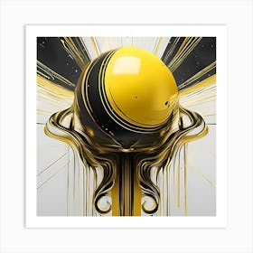 Abstract Sphere Art Print