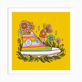 Gemini Sneaker Art Print