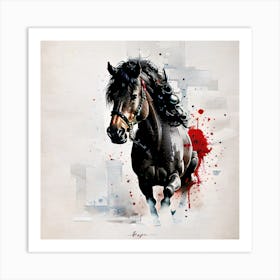 Horse Canvas Print Art Print