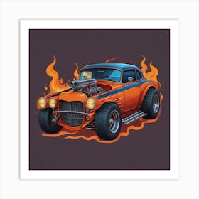 Hot Rod 4 Art Print