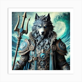 Sea Wolf King Arvak Art Print