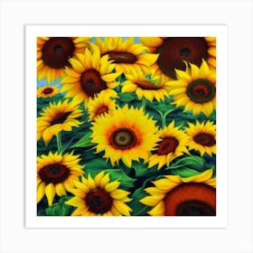 Sunflowers 5 Art Print