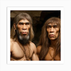 Neanderthals Art Print