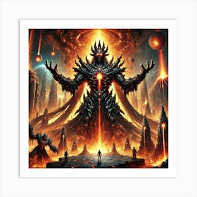 The Rise Of Lord Abyssion Converted Art Print