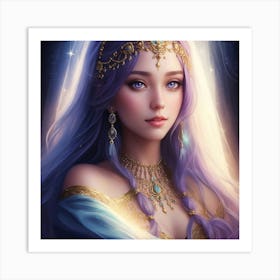 Genie of Wishes and Dreams Art Print