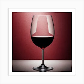 Glass Of Red Wine Art Print