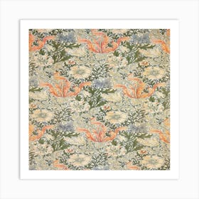 William Morris Floral 3 Art Print