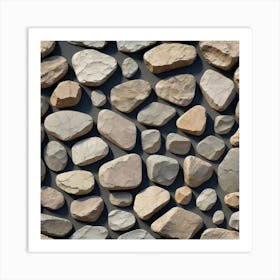 Realistic Stone Flat Surface For Background Use (71) Art Print