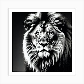 Lion Portrait 38 Art Print