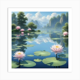 Water Lilies 6 Art Print