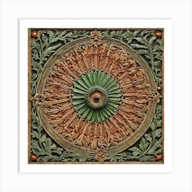 Egyptian Carved Ceiling Art Print