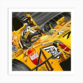 F1 Car Art Print