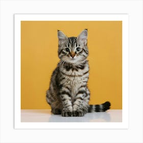 Portrait Of A Kitten Art Print