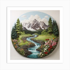 Mountain Stream Art Print