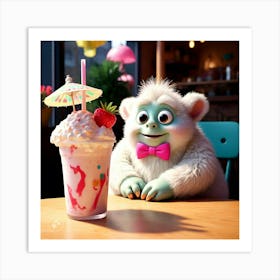 Ice Cream Sundae Art Print