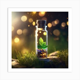 Life in a bottle Art Print