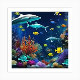 Coral Reef 4 Art Print