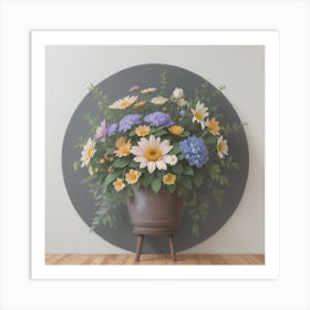 Flowers In A Vase 2 Art Print