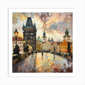 Charles Bridge Prague Art Print