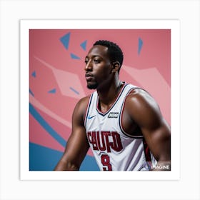 Tracy McGrady AI Art Print