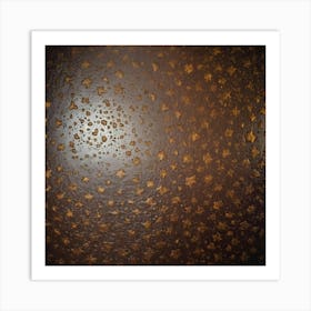 Photography Backdrop PVC brown painted pattern 3 Art Print