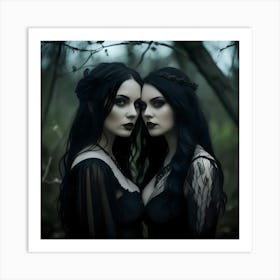 Gothic Women 5 Art Print