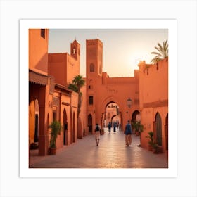 Marrakech, Morocco Art Print