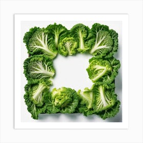 Kale frame Art Print