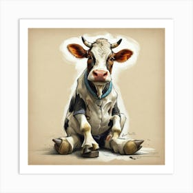 Cow!! 7 Art Print