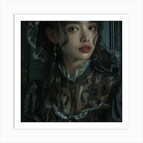 Victorian Girl Art Print