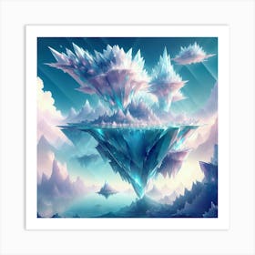 Ice Crystals Art Print