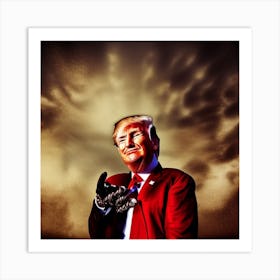 Donald Trump Infinity Art Print